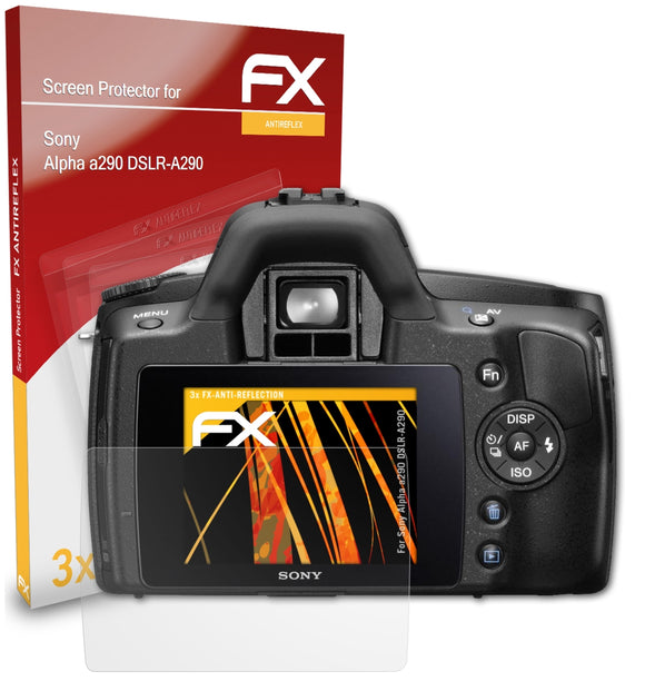 atFoliX FX-Antireflex Displayschutzfolie für Sony Alpha a290 (DSLR-A290)