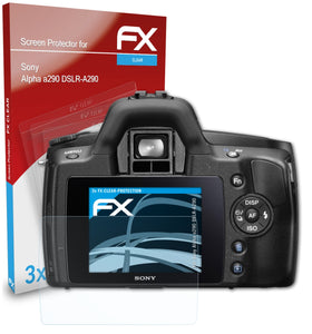 atFoliX FX-Clear Schutzfolie für Sony Alpha a290 (DSLR-A290)