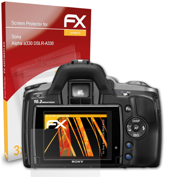 atFoliX FX-Antireflex Displayschutzfolie für Sony Alpha a330 (DSLR-A330)