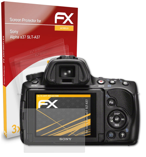 atFoliX FX-Antireflex Displayschutzfolie für Sony Alpha a37 (SLT-A37)