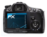 Schutzfolie atFoliX kompatibel mit Sony Alpha a57 SLT-A57, ultraklare FX (3X)