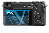 Schutzfolie atFoliX kompatibel mit Sony Alpha a6300 ILCE-6300, ultraklare FX (3X)