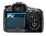 Schutzfolie atFoliX kompatibel mit Sony Alpha a65 SLT-A65, ultraklare FX (3X)