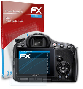 atFoliX FX-Clear Schutzfolie für Sony Alpha a65 (SLT-A65)