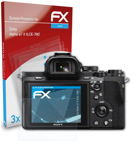 atFoliX FX-Clear Schutzfolie für Sony Alpha a7 II (ILCE-7M2)