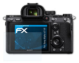 Schutzfolie atFoliX kompatibel mit Sony Alpha a7 III, ultraklare FX (3X)