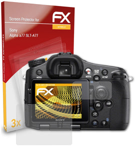 atFoliX FX-Antireflex Displayschutzfolie für Sony Alpha a77 (SLT-A77)