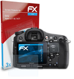 atFoliX FX-Clear Schutzfolie für Sony Alpha a77 (SLT-A77)