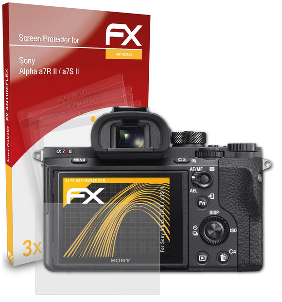 atFoliX FX-Antireflex Displayschutzfolie für Sony Alpha a7R II / a7S II