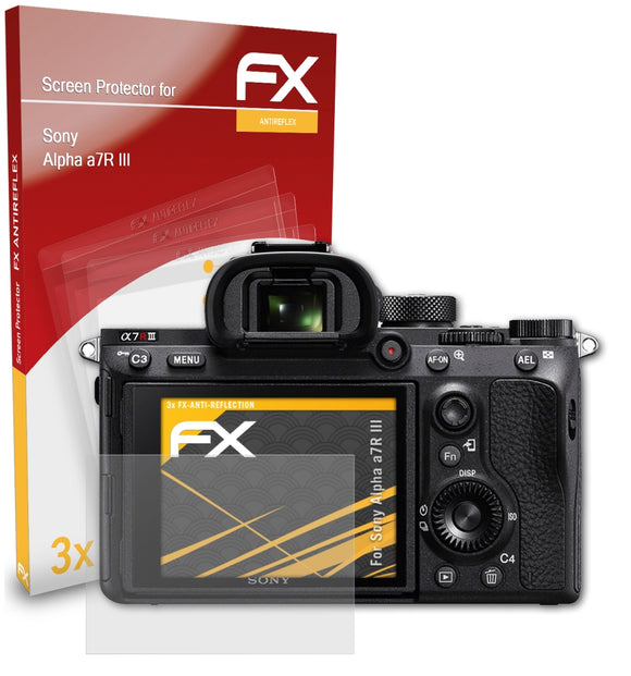 atFoliX FX-Antireflex Displayschutzfolie für Sony Alpha a7R III