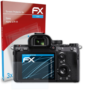 atFoliX FX-Clear Schutzfolie für Sony Alpha a7R III