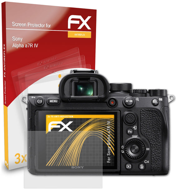 atFoliX FX-Antireflex Displayschutzfolie für Sony Alpha a7R IV