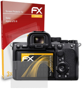 atFoliX FX-Antireflex Displayschutzfolie für Sony Alpha a7S III