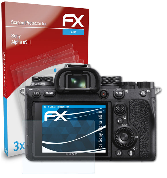 atFoliX FX-Clear Schutzfolie für Sony Alpha a9 II