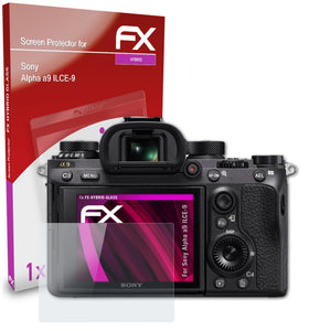 atFoliX FX-Hybrid-Glass Panzerglasfolie für Sony Alpha a9 (ILCE-9)