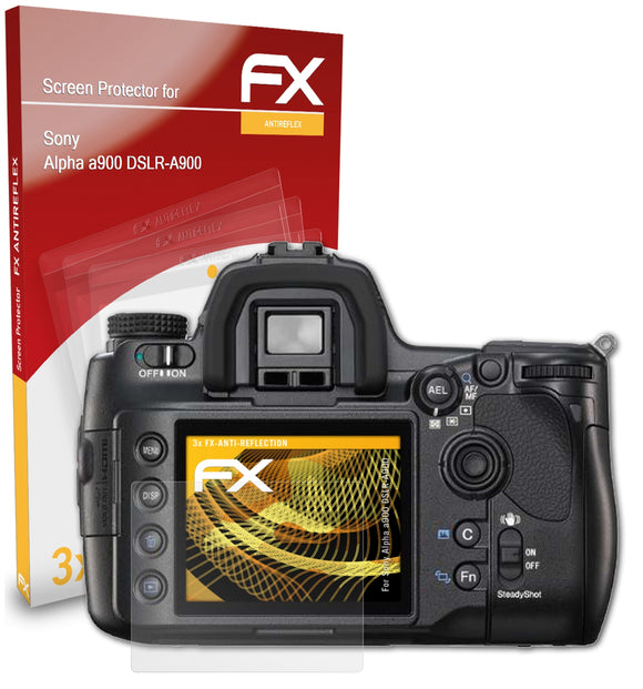 atFoliX FX-Antireflex Displayschutzfolie für Sony Alpha a900 (DSLR-A900)
