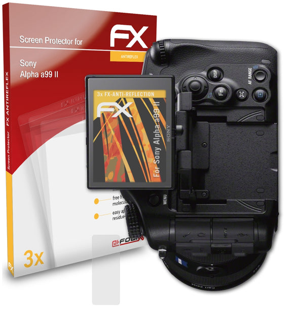 atFoliX FX-Antireflex Displayschutzfolie für Sony Alpha a99 II