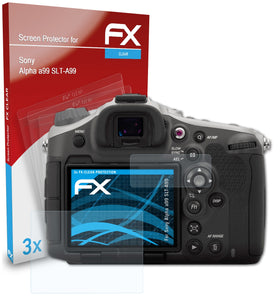 atFoliX FX-Clear Schutzfolie für Sony Alpha a99 (SLT-A99)
