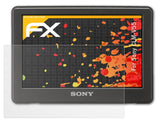 Panzerfolie atFoliX kompatibel mit Sony CLM-V55, entspiegelnde und stoßdämpfende FX (3X)