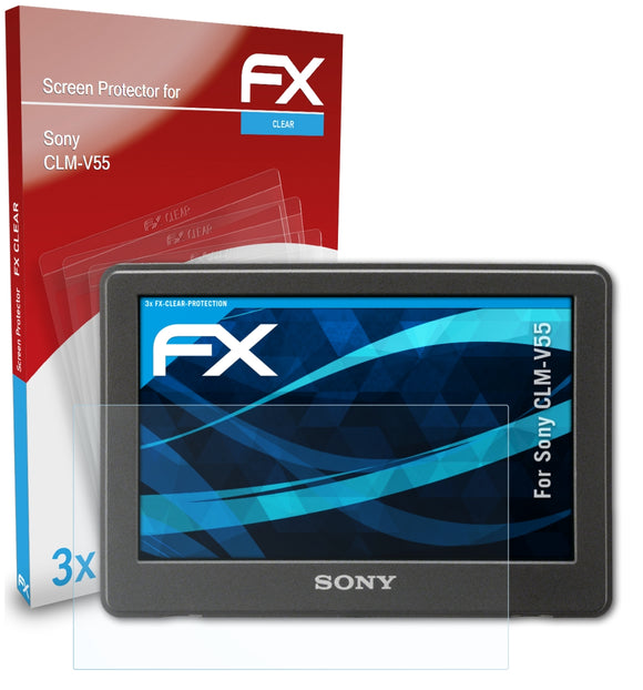 atFoliX FX-Clear Schutzfolie für Sony CLM-V55