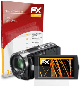 atFoliX FX-Antireflex Displayschutzfolie für Sony DCR-SX45E