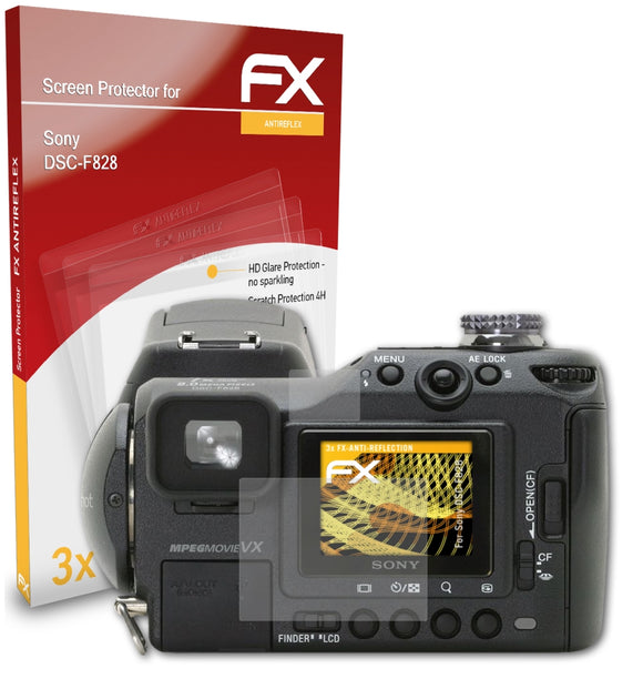 atFoliX FX-Antireflex Displayschutzfolie für Sony DSC-F828