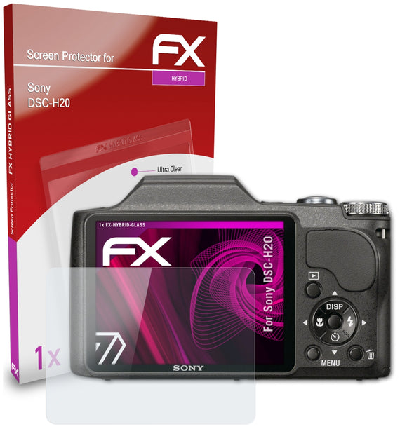 atFoliX FX-Hybrid-Glass Panzerglasfolie für Sony DSC-H20