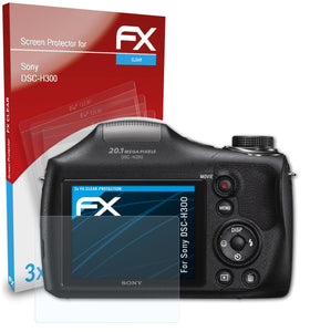 atFoliX FX-Clear Schutzfolie für Sony DSC-H300
