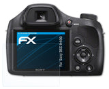 Schutzfolie atFoliX kompatibel mit Sony DSC-H400, ultraklare FX (3X)