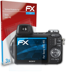 atFoliX FX-Clear Schutzfolie für Sony DSC-H5