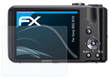 Schutzfolie atFoliX kompatibel mit Sony DSC-H70, ultraklare FX (3X)