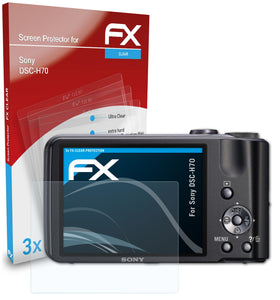 atFoliX FX-Clear Schutzfolie für Sony DSC-H70