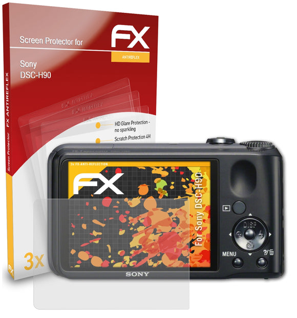 atFoliX FX-Antireflex Displayschutzfolie für Sony DSC-H90