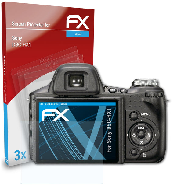 atFoliX FX-Clear Schutzfolie für Sony DSC-HX1