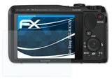 atFoliX Schutzfolie kompatibel mit Sony DSC-HX30V, ultraklare FX Folie (3X)