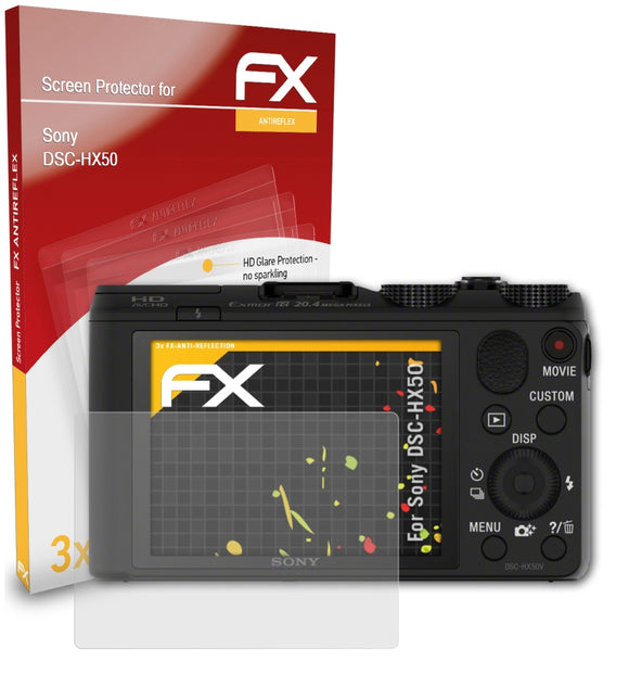 atFoliX FX-Antireflex Displayschutzfolie für Sony DSC-HX50