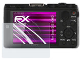 Glasfolie atFoliX kompatibel mit Sony DSC-HX60, 9H Hybrid-Glass FX