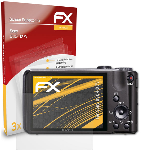 atFoliX FX-Antireflex Displayschutzfolie für Sony DSC-HX7V