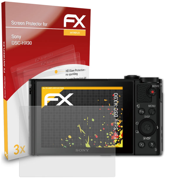 atFoliX FX-Antireflex Displayschutzfolie für Sony DSC-HX90