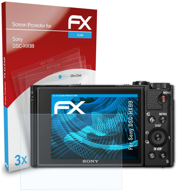 atFoliX FX-Clear Schutzfolie für Sony DSC-HX99