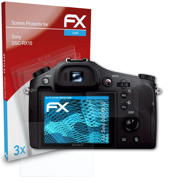 atFoliX FX-Clear Schutzfolie für Sony DSC-RX10