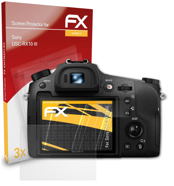 atFoliX FX-Antireflex Displayschutzfolie für Sony DSC-RX10 III