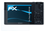 Schutzfolie atFoliX kompatibel mit Sony DSC-RX100, ultraklare FX (3X)