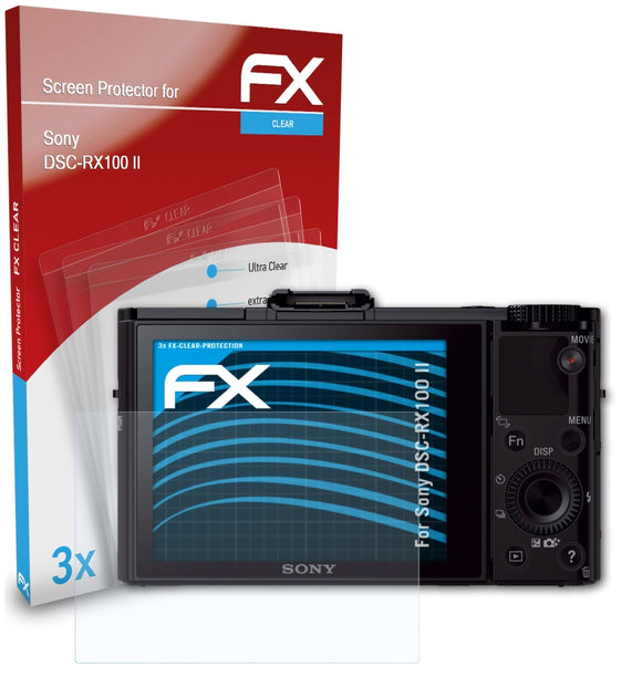 atFoliX FX-Clear Schutzfolie für Sony DSC-RX100 II