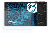 Schutzfolie Bruni kompatibel mit Sony DSC-RX100 III, glasklare (2X)