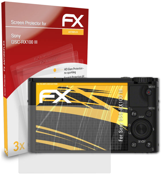 atFoliX FX-Antireflex Displayschutzfolie für Sony DSC-RX100 III