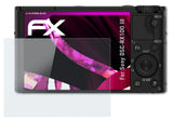 Glasfolie atFoliX kompatibel mit Sony DSC-RX100 III, 9H Hybrid-Glass FX