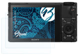 Schutzfolie Bruni kompatibel mit Sony DSC-RX100 IV, glasklare (2X)