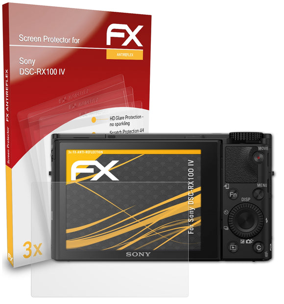 atFoliX FX-Antireflex Displayschutzfolie für Sony DSC-RX100 IV