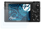 Schutzfolie Bruni kompatibel mit Sony DSC-RX100 VI, glasklare (2X)